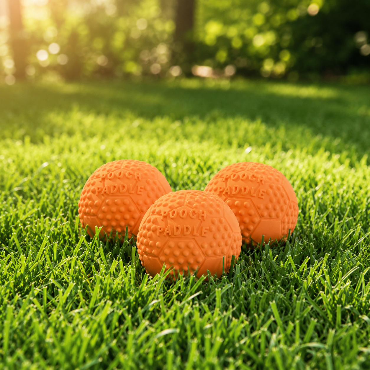 Pooch Paddle™ Textured Squeak Balls